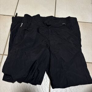 Obermeyer Pants Mens LArge Black Okemo Snow Snowboard Ski Pockets Outdoor